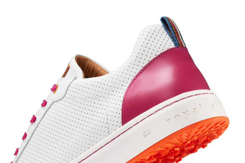 Royal Albatross Women's Fieldfox Dream White/Pink Golf Shoe