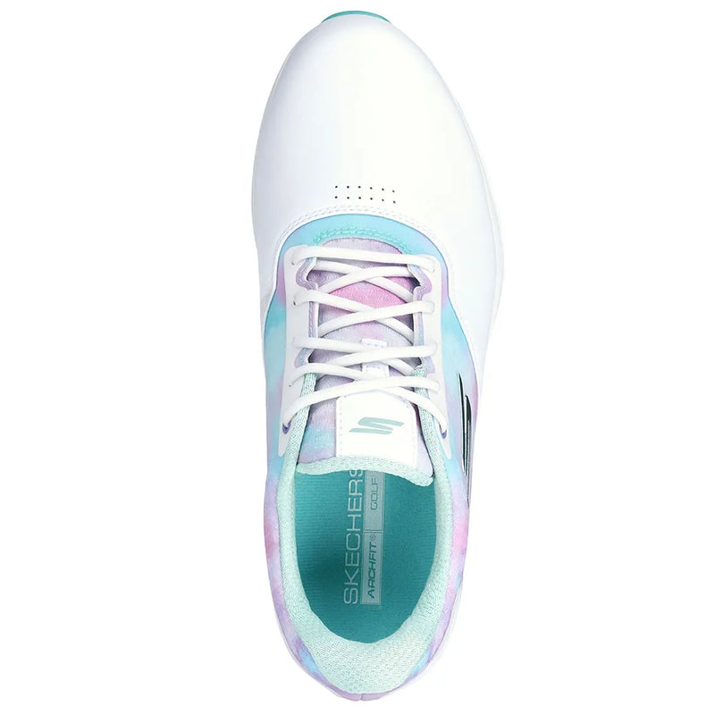 Skechers Women's GO GOLF PRO GF Spikeless Golf Shoes-White