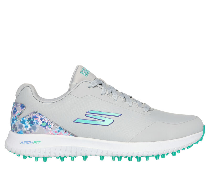 Skechers Women's GO GOLF Max 3 Spikeless Golf Shoes-Gray/Mint