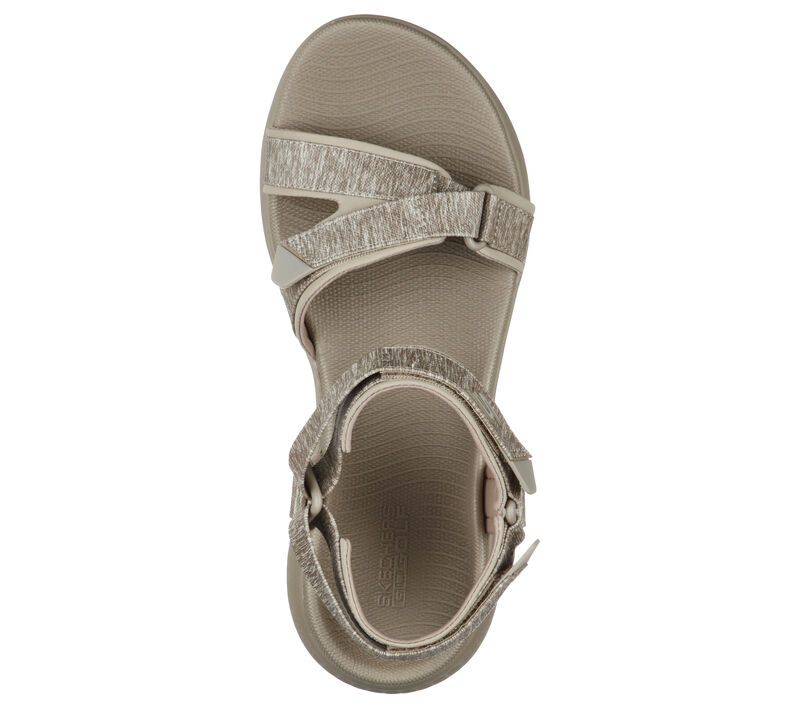 SKECHERS GO GOLF SANDAL-Tan