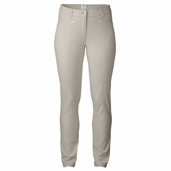 Daily Sports Basic Women's Solid Lyric Stretch High Water Pants-Sand