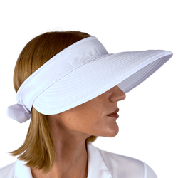 Best of Golf Women's Zip Off Hat-White, Khaki, and Light Pink